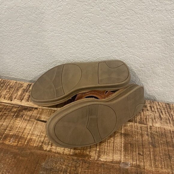 NATURAL SOLE by Naturalizer brown leather comfort sandals 8.5 Slip On Open Toe - Picture 9 of 9